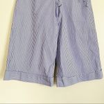 J.Crew Cuffed Wide Leg Crop Shirting Striped 4 Photo 7