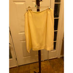 Rena Rowan Nwot BUTTER YELLOW 2 PIECE SKIRT SUIT. JACKET AND SKIRT 2 DIFF SIZES Photo 4