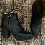 Acne Studios Orbit Black Leather Heeled Ankle Boots EU 40 / US 10 Photo 1