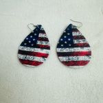 American Flag Patriotic Earrings Multiple Photo 1