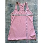 Gap  Fit Pink Cream Stripe Breathe Racerback Athletic Tank Top Medium Photo 4
