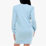 Kingston Grey NWT long sleeve t shirt dress size SMALL Blue Photo 1