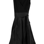 Ralph Lauren Sleeveless Back V-Neck Fit and Flare Mini Dress Black Women's Sz 10 Photo 0