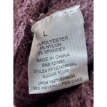 Pink republic  Knit Sweater Fuzzy Pullover Pocket Front Casual Mauve L Photo 6