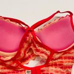 PINK - Victoria's Secret Victoria's Secret Pink Lace Bralette Bra Lightly Lined Underwire Size XS Tie Dye Photo 6