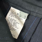 Pinko Navy Blue Pinstripe Bermuda Shorts School Girl Preppy Size 8 Photo 8