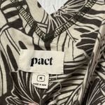 Pact Tank Organic Cotton Blend Fit Flare dress shelf bra pockets size med Green Photo 1