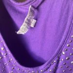 Joseph A FINAL MARKDOWN  Purple Embellished Tank Top xl Photo 3