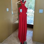 Speechless NWT  Red Halter High Low Dress Size 5 Photo 5