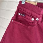 Ralph Lauren Polo jeans red plum color NEW high rise stretch Tompkins Photo 6