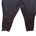 a glow  Maternity Black Pants Women’s size 10 Black Stretch Belly Band Photo 3