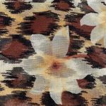 Hawaiian Tropical Floral Yellow Brown Swimming Cover Up One Size # 1010 Photo 3