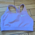 Nike  - Baby Pink Dri-Fit Sports Bra Photo 0