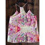 Newbury Kustom   Aztec Patterned Racer back Tank Top Size Medium Photo 9