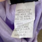 Vintage 90’s Lavender Purple Beaded Draped Neckline Maxi Formal Dress Size S Photo 6