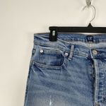 Gap  Denim Light Wash Distressed Crop Flare Jeans Womens Size 31 Tall Photo 4