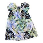 Vintage Y Not Hawaii Women’s Hibiscus Monstera Floral Mu’umu’us Dress Size XL Photo 2