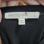 Antistar Crop Top Womens Size S Black Ribbed Fitted Minimalist Streetwear Photo 3