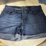 Eddie Bauer  Dark Blue boyfriend Denim Shorts Photo 2