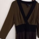 Connected Apparel  12 Empire Waist V-Neck 3/4 Sleeve Knee Length Dress Photo 8