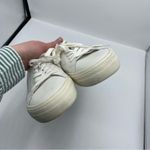 Madewell Sidewalk Low-Top Sneakers in pale parchment womens size 9 chunky Photo 4