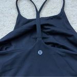Lululemon Black Power Y Tank w/ Shelf Bra - Size 6 - EUC Photo 3