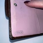 Coach  Wallet Soho Signature Canvas Tan with Lavender interior Photo 3
