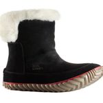 Sorel Out 'N About Booties for Ladies 8.5 black faux fur Photo 1