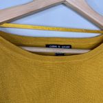 Cable & Gauge Mustard Yellow Top Medium  With Bling Photo 3