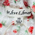 For Love & Lemons  Gidget Top in Red - XS - NWT Photo 2