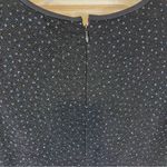 Warren Women’s Navy Sparkly Glittered Stretch Short Holiday Dress Size 6 Petite Photo 4