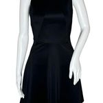 Ted Baker Dress Womens 2 (0) Black Skater Fit & Flare Party Neutral Minimalist Photo 0