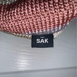 The Sak Striped Multicolor Restore Woven Crochet Handbag Tote Purse Summer Beach Photo 2