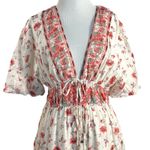 Free People Lysette Maxi Dress in Tea Combo Medium Bohemian Gypsy Indian Cotton Photo 7