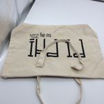 None Cotton Zippered Tote with “PI PHI bid day 2014” Photo 4