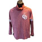 Nike  Oklahoma Sooners OU Cowl Neck Long Sleeve Shirt Red White Heathered Men’s M Photo 0