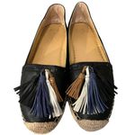 Marc Fisher Ltd. MLCELESTE Leather Upper Espadrille Flats Tassels 8M Photo 1
