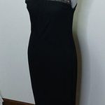 Massimo black beaded tank maxi dress size small Photo 0