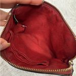 Coach  Red Zip Wristleet Photo 4