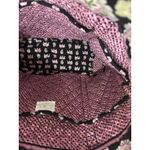 Vera Bradley Villager Tote Bag Pink Elephants Retired Black Quilted RARE 2007 Photo 4