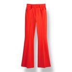 Boden High Rise Long Flared Trousers, Ro166 Red Orange Women’s 6 Photo 2