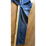 Risen Jeans Dark High Rise Straight Leg Size Medium Classic City Mom Casual Blue Photo 6