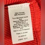 Talbots - Women’s Orange Crew Neck Peplum‎ Sleeveless Stretch blouse size Medium Photo 5