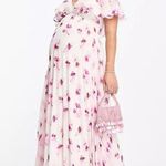 ASOS Maternity Angel Cape Floral Dress Photo 1