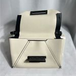ZAC Zac Posen Crossbody With Dust Bag Black/White Soft Leather Turn Lock Closure Black Photo 3