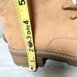 Universal Threads Womens Universal Thread Chunky Lace Up Ophelia Tan Combat Boots 8 Faux Suede Photo 7