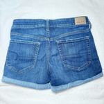 American Eagle  Outfitters Next Level Stretch X Midi Dark Wash Midi Shorts - 6 Photo 1