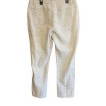 Diane Gilman DG2 Beige and White Checkered Denim Pants 12P Tan Photo 2