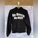 Madhappy  So Sorry No WiFi Black Hooded Sweatshirt size XS Photo 1
