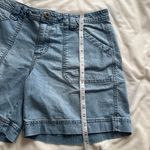 Faded Glory Vintage Y2K indie boho  high waisted light wash denim shorts size 12 Photo 5